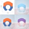 Shampoo Earmuffs Silicon Infant Wash Bath Cap Child Washing Hat (Orange) - Image 2
