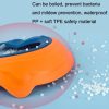 Shampoo Earmuffs Silicon Infant Wash Bath Cap Child Washing Hat (Orange) - Image 4