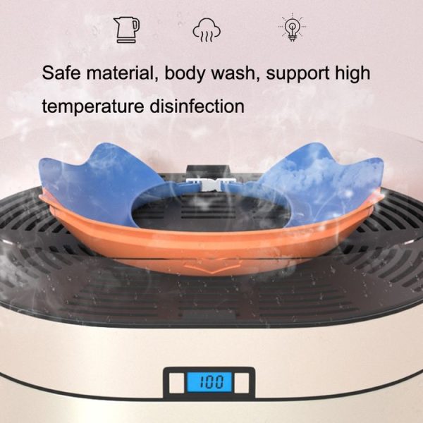 Shampoo Earmuffs Silicon Infant Wash Bath Cap Child Washing Hat (Orange) - Image 6