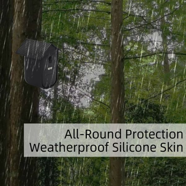 Surveillance Camera Cover Silicone Cover For Eufy 2C (Black) - Image 5