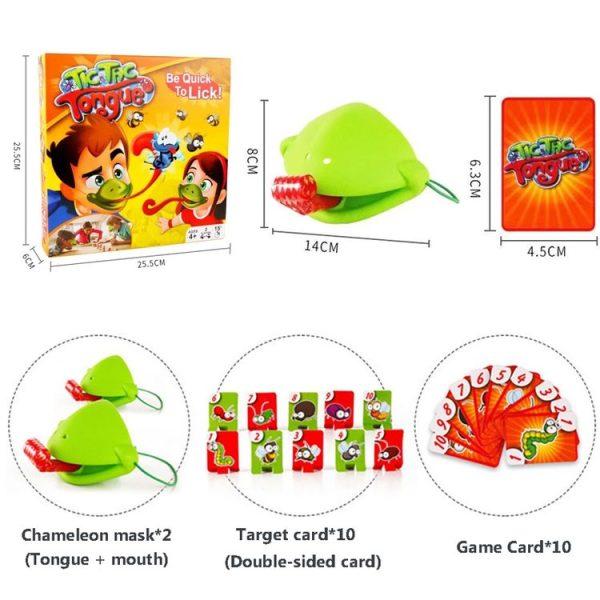 BY-0003 Frog Tongue Out Board Game Parent-child Interactive Desktop Toy (Green) - Image 2
