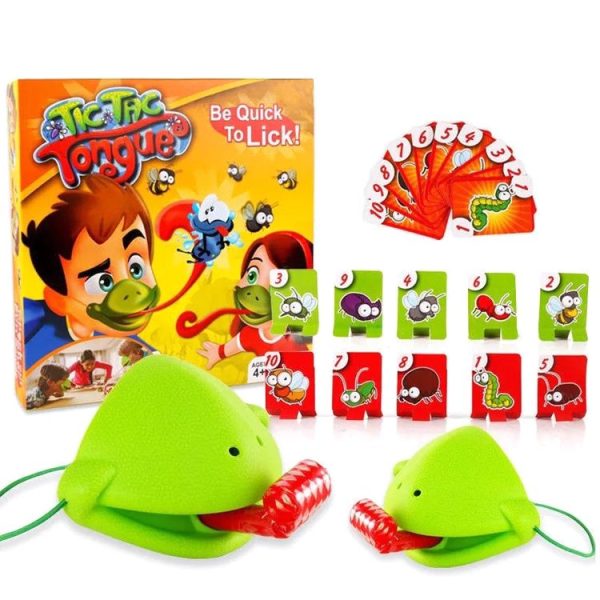 BY-0003 Frog Tongue Out Board Game Parent-child Interactive Desktop Toy (Green) - Image 6