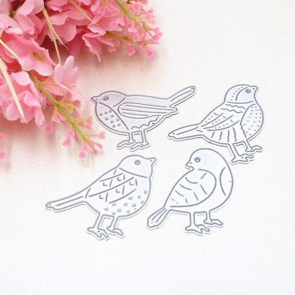 Four Little Birds Handcraft Metal Embossing Cutting Die - Image 3