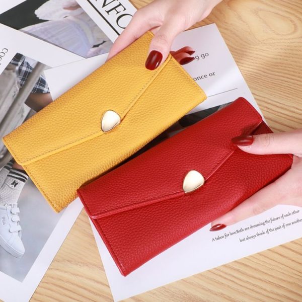 87P Litchi Pattern Multifunctional Large Capacity Wallet Phone Bag (Red Wine) - Image 7