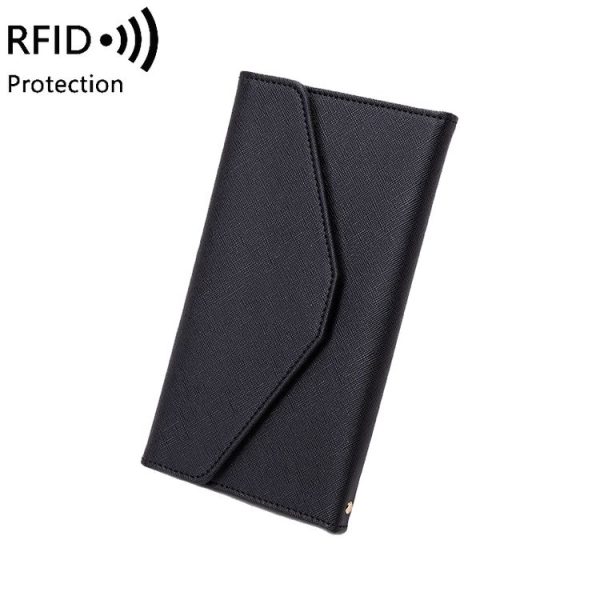 1655 RFID Anti-magnetic Anti-theft Passport Bag Document Bag Card Bag (Pink) - Image 2