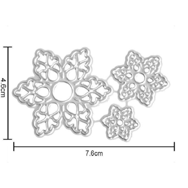 10 PCS 3 In 1 DIY Carbon Steel Knife Mold Petal Combination Knife Mold Embossing Template - Image 5
