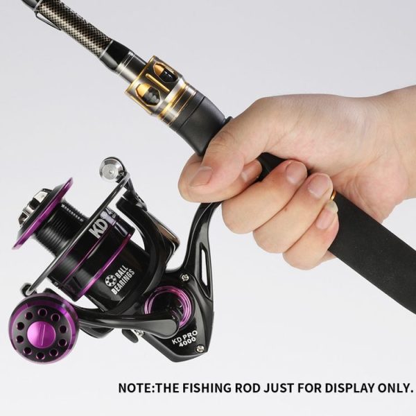 Metal Spinning Wheel Long-range Fish Wire Wheel, Style: KD SE2000 (Half Metal Ball Grip) - Image 5