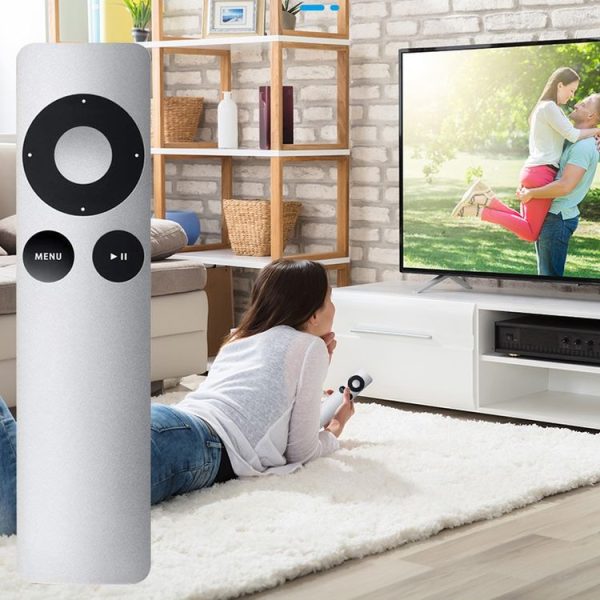 MC377LL / A TV Remote Control Suitable For Apple TV 1 / 2 / 3 (Silver Gray)
