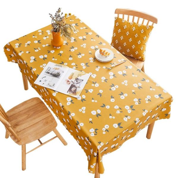 Rural Farm PVC Paper Waterproof Oil Wash Desktop Table Cloth, Size: 60x90cm (Peach) - Image 6