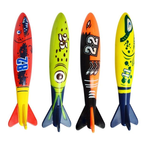 4PCS Torpedo Diving Swimming Pool Toys Children Summer Water Toys - Image 2