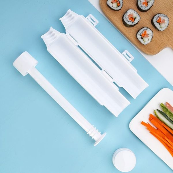 Home Circular Barrel Sushi Model DIY Sushi Tool (Wheat Blue) - Image 5