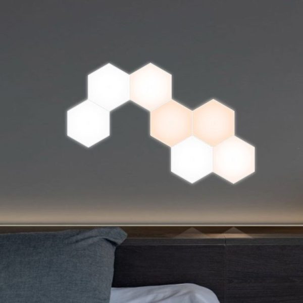 LED Quantum Honeycomb Night Light RGB Atmosphere Decorative Light, Style: Touch (3 Color) - Image 2