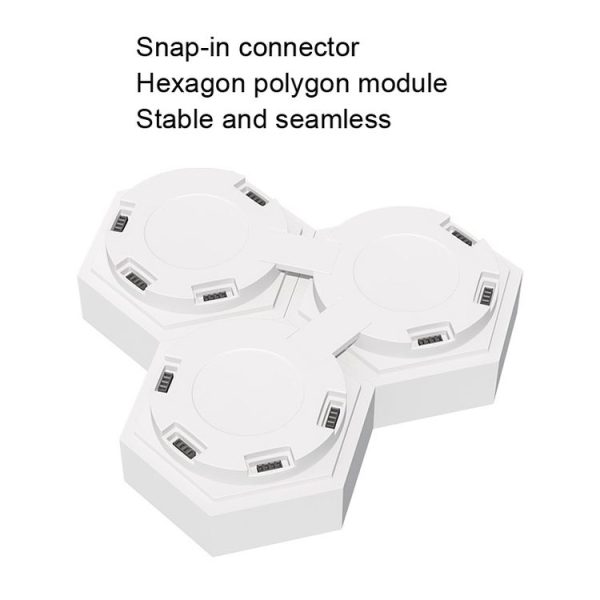 LED Quantum Honeycomb Night Light RGB Atmosphere Decorative Light, Style: Touch (3 Color) - Image 6