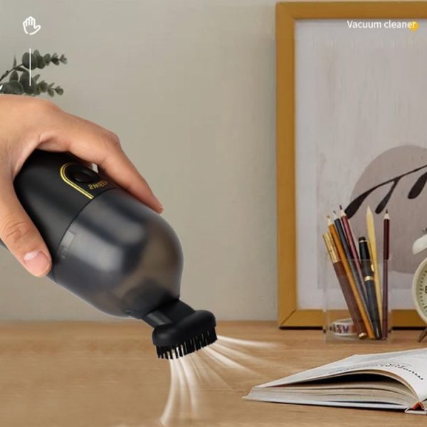 Desktop Mini Rechargeable Handheld Vacuum Cleaner (White) - Image 6