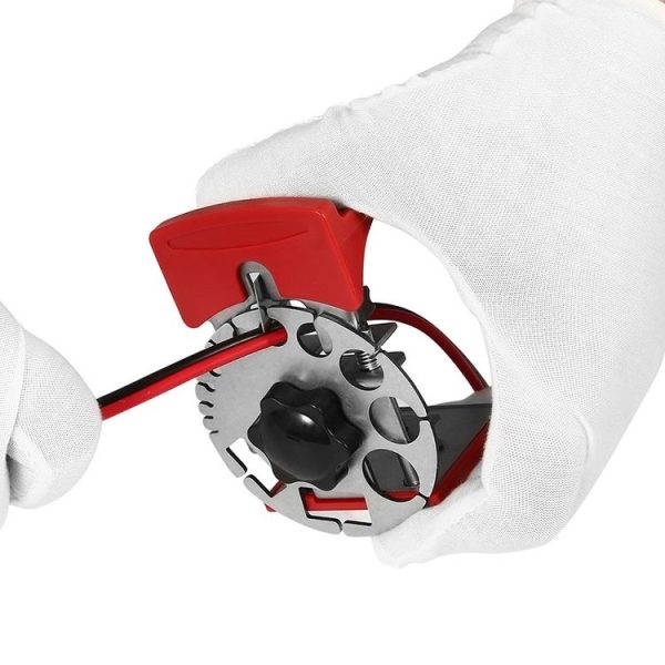 Stainless Steel Adjustable Handheld Quick Wire Stripper, Specification: Plastic Plate - Image 5