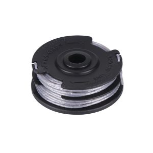 Lawnmower Nylon Double Layer Mowing Line Playing Rope Spool Replaces Greenworks (Black)