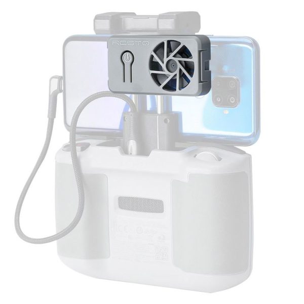 RCSTQ Universal Cooling Fan Cell Phone Cooler For DJI Mavic 3 / Mini 2 / Mini 3 Pro / Air 2 - Image 2
