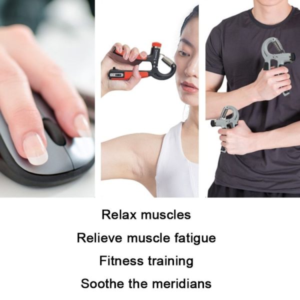 5-60KG Adjustable Grip Strength Wrist Fitness Exerciser Blue Black - Image 4