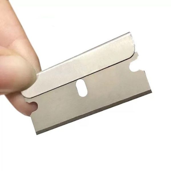 100 PCS A25 Car Film Mobile Phone Screen Auxiliary Tool Single Sided Stainless Steel Blade - Image 3