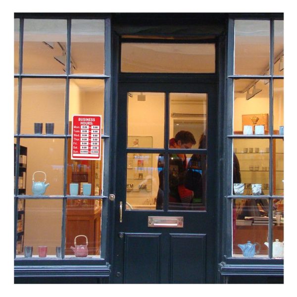 Company Shop Coffee Business Premises Business Hours Sticker - Image 4