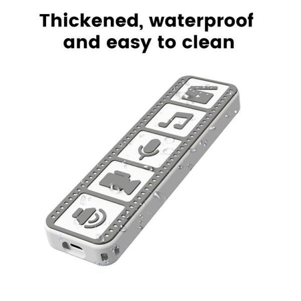 Silicone Remote Controller Waterproof Anti-Slip Protective Cover For Apple TV 4K 2021 (Brown) - Image 5