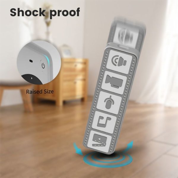 Silicone Remote Controller Waterproof Anti-Slip Protective Cover For Apple TV 4K 2021 (Brown) - Image 6