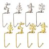 Christmas Decorative Hook Cartoon Christmas Hanger, Spec: Gold Snowman - Image 2