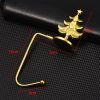 Christmas Decorative Hook Cartoon Christmas Hanger, Spec: Gold Snowman - Image 3