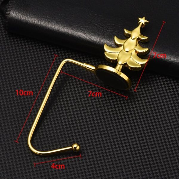 Christmas Decorative Hook Cartoon Christmas Hanger, Spec: Gold Snowman - Image 3