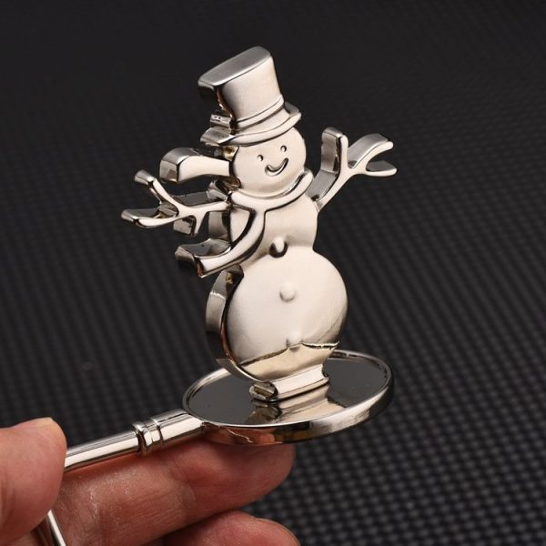 Christmas Decorative Hook Cartoon Christmas Hanger, Spec: Gold Snowman - Image 5