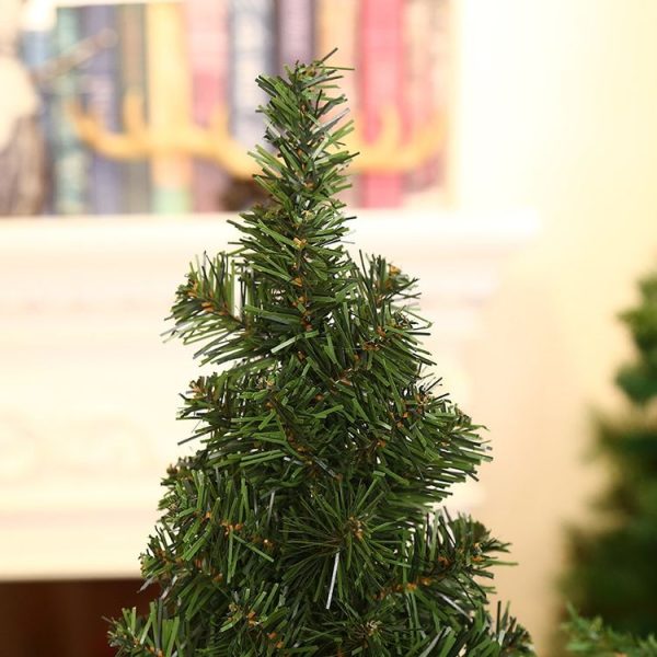 Hemp Bottom Mini Christmas Tree Shopping Mall Window Desktop Decoration, Size: A-S10 30cm - Image 3