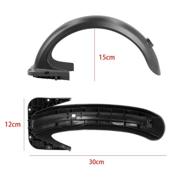 X0255 Electric Scooter Rear Push Board With Taill Light For Ninebot Max G30 (Black) - Image 3