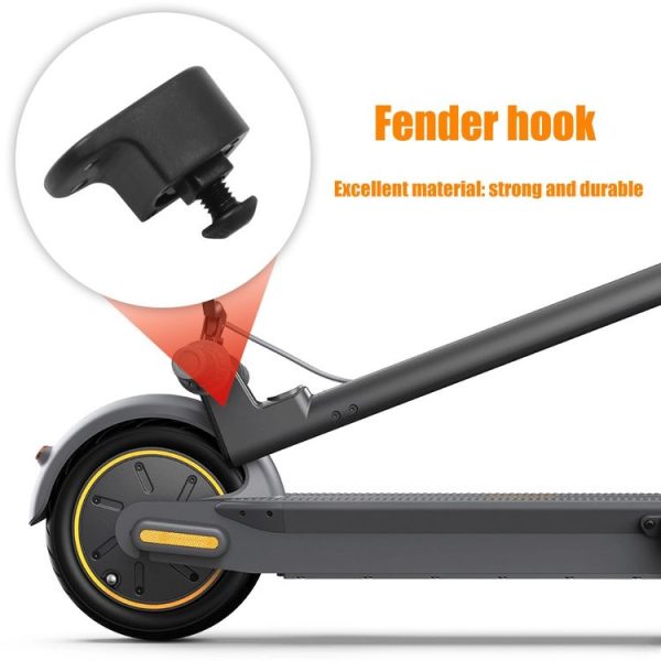 X0255 Electric Scooter Rear Push Board With Taill Light For Ninebot Max G30 (Black) - Image 6