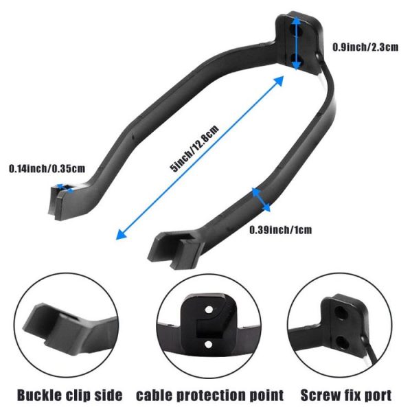 X0259 Electrical Scooter Rear Fender Shock Absorber Bracket Cover For Xiaomi Mijia M365 (White) - Image 3