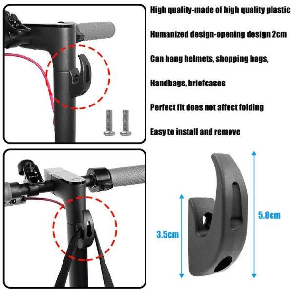 X0259 Electrical Scooter Rear Fender Shock Absorber Bracket Cover For Xiaomi Mijia M365 (White) - Image 4