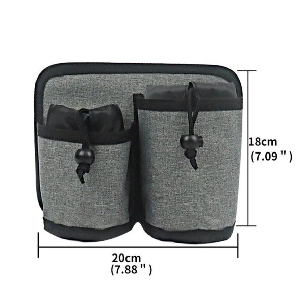 Luggage Travel Cup Holder Travel Beverage Storage Rack (Gray) - Image 2