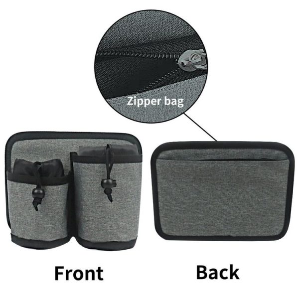 Luggage Travel Cup Holder Travel Beverage Storage Rack (Gray) - Image 4