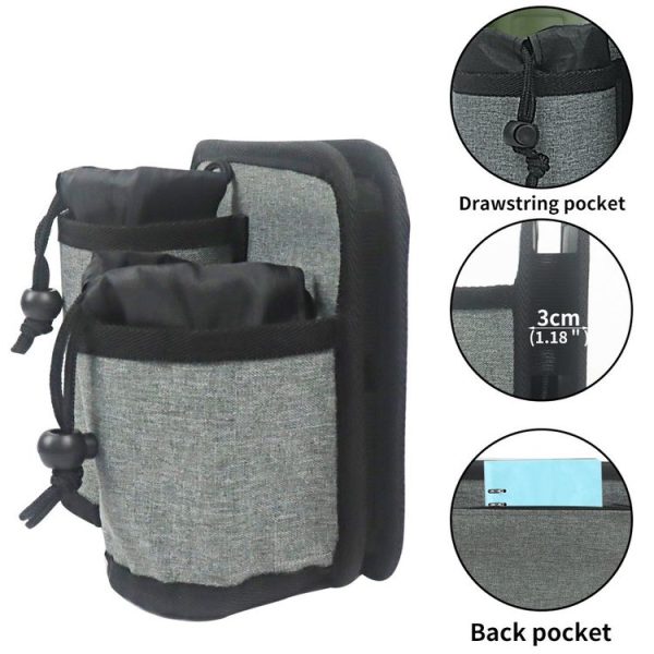 Luggage Travel Cup Holder Travel Beverage Storage Rack (Gray) - Image 5