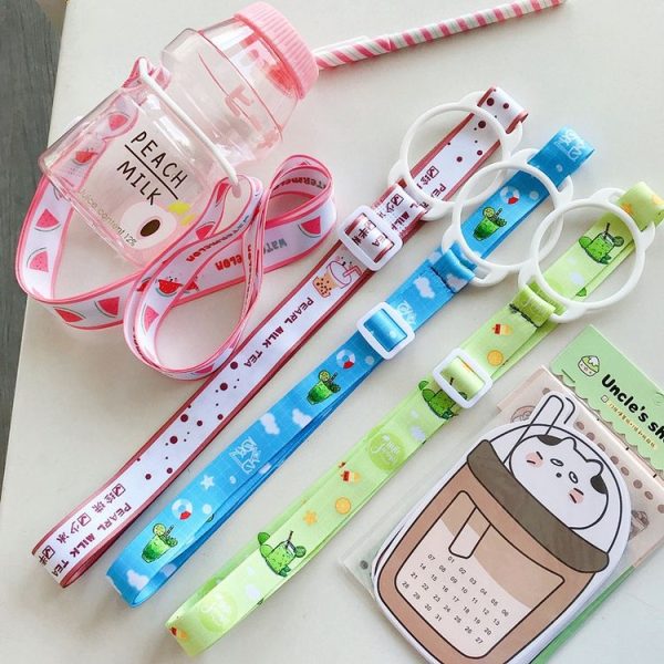 5 PCS Insulation Cup Strap Beverage Bottle Lanyard Baby Bottle Adjustable Water Cup Lanyard (HC3305) - Image 2