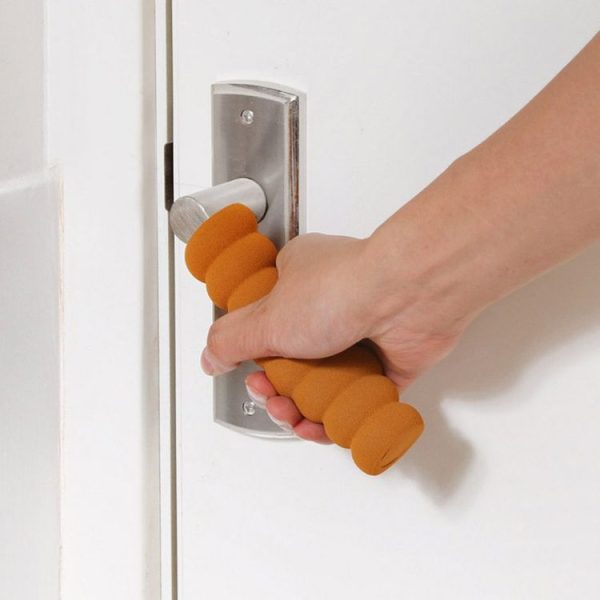 2 PCS Anti-static Bedroom Door Handle Anti-collision Cover, Size: 13.5x3.5cm (Beige) - Image 6