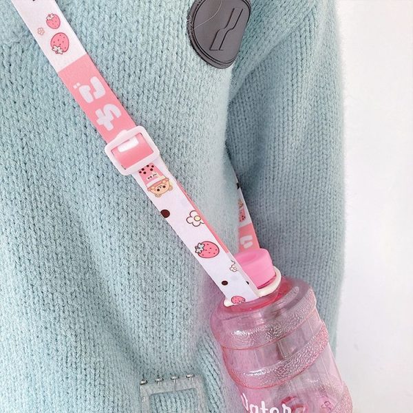 5 PCS Mineral Water Bottle Shoulder Strap Beverage Bottle Lanyard (E32) - Image 5