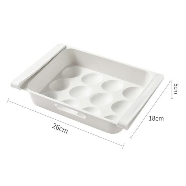 Refrigerator Drawing Egg Fruit Vegetable Storage Box (26x18x5cm) - Image 2