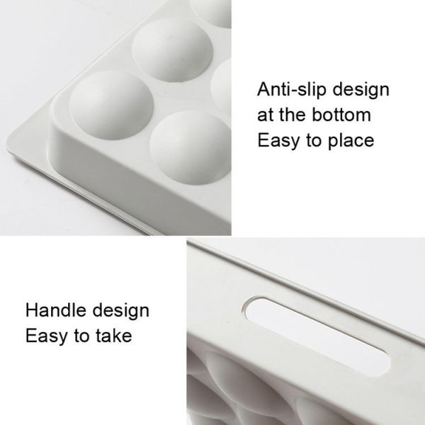Refrigerator Drawing Egg Fruit Vegetable Storage Box (26x18x5cm) - Image 4