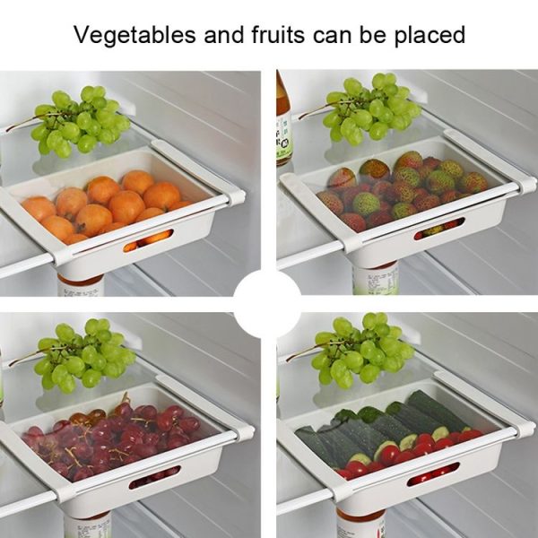 Refrigerator Drawing Egg Fruit Vegetable Storage Box (26x18x5cm) - Image 6