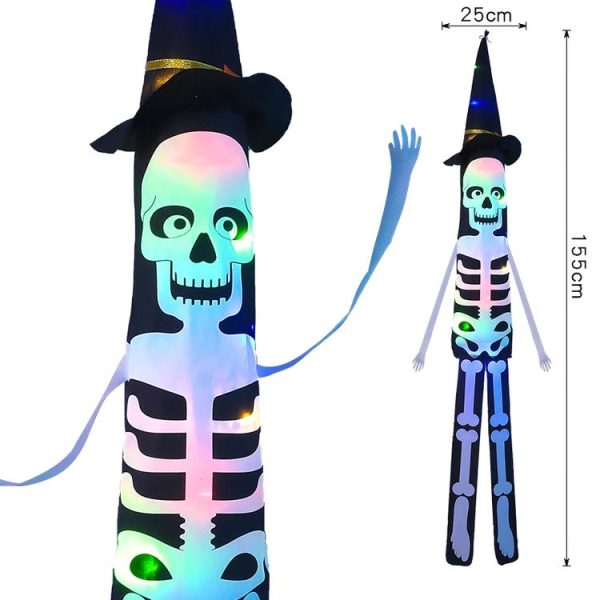 Halloween LED Hanging Lights Ghost Festival Decorative Lights, Style: Skeleton (Colorful) - Image 2