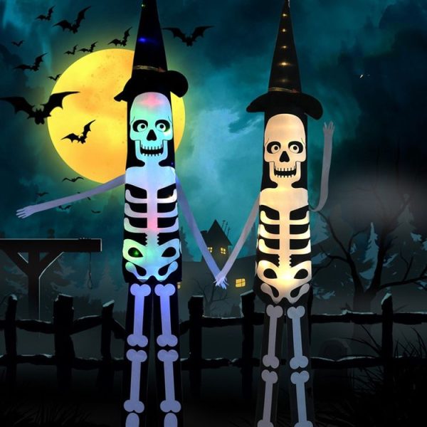Halloween LED Hanging Lights Ghost Festival Decorative Lights, Style: Skeleton (Colorful) - Image 5
