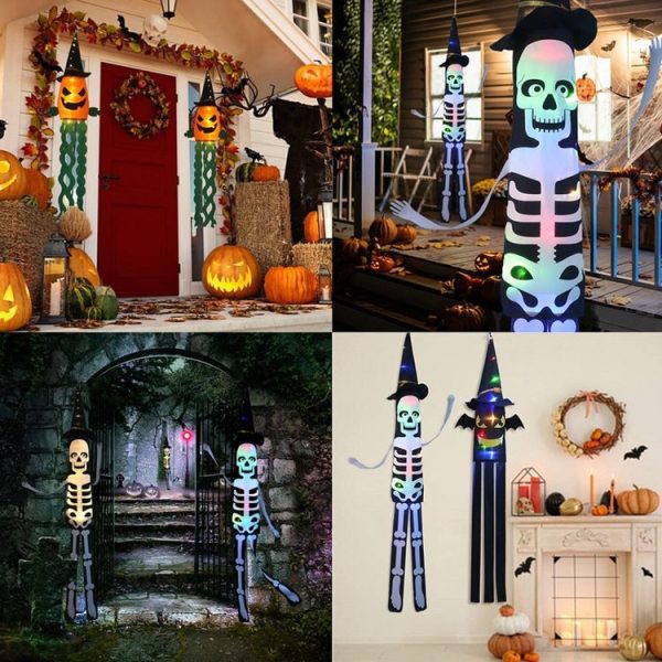 Halloween LED Hanging Lights Ghost Festival Decorative Lights, Style: Skeleton (Colorful) - Image 6