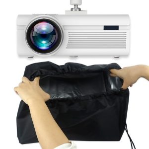 Oxford Cloth Durable Projection Dust Cover, Size: 35x35x22cm (Black)