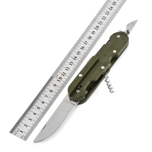 Outdoor Camping Tableware Stainless Steel Folding Knife Fork and Spoon Combination Tableware - Image 5