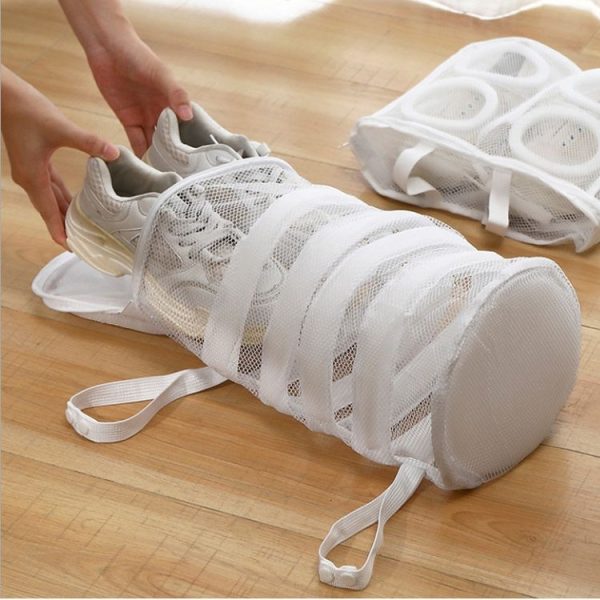 Integrated Shoe Anti-deformation Washing Machine Wash Bag (White) - Image 5
